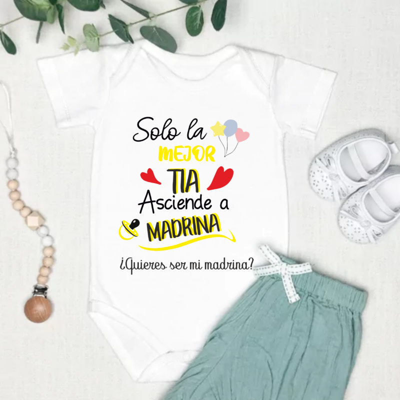 Body "Solo la mejor tía asciende a madrina"