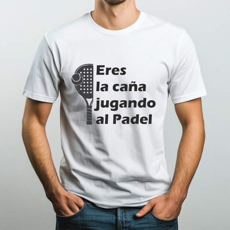 Camisa "Eres la caña jugando al padel"