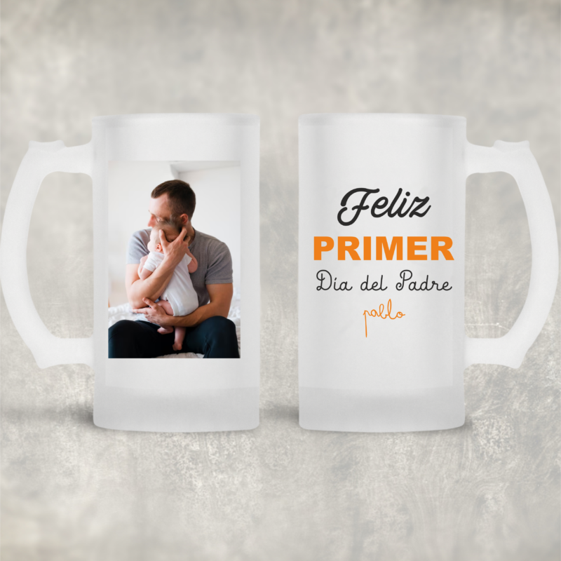 Jarra "Feliz primer día del padre"