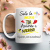 Taza "Solo la mejor tía asciende a madrina"