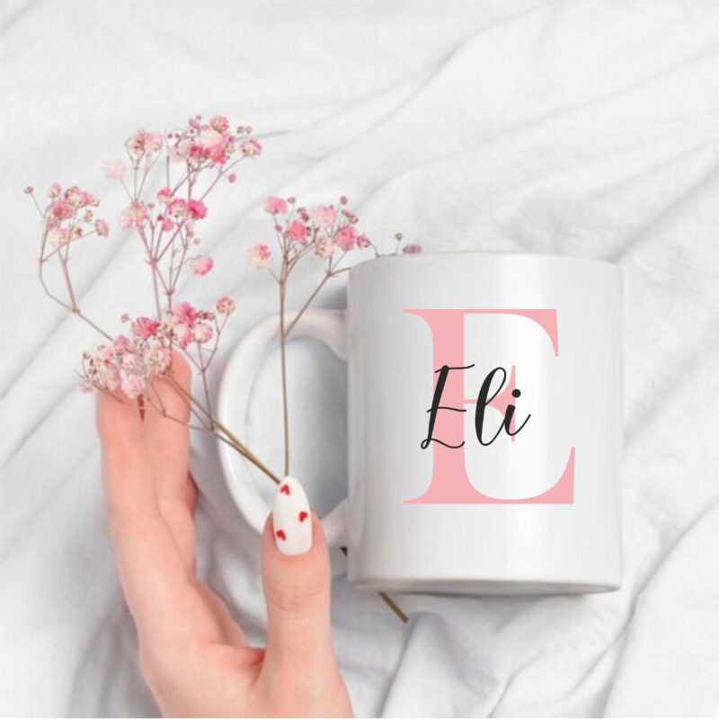 Taza "Inicial con nombre"