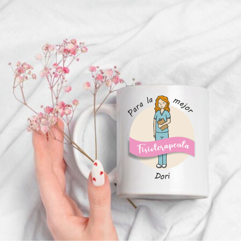 Taza "Para la mejor fisioterapeuta"