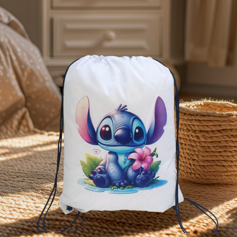 Mochila cordón Stitch
