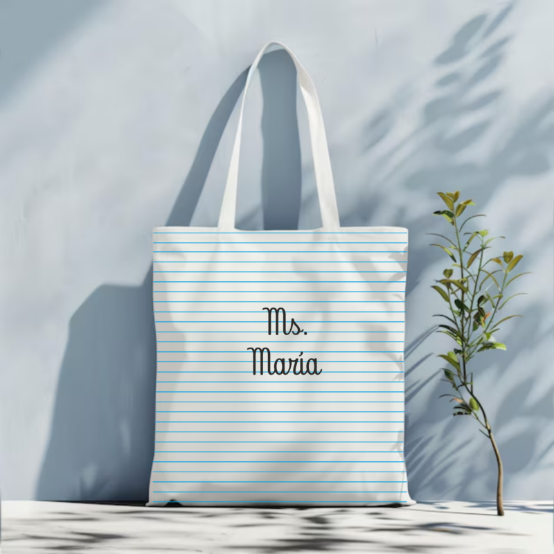 Tote bag "Cuaderno escolar"