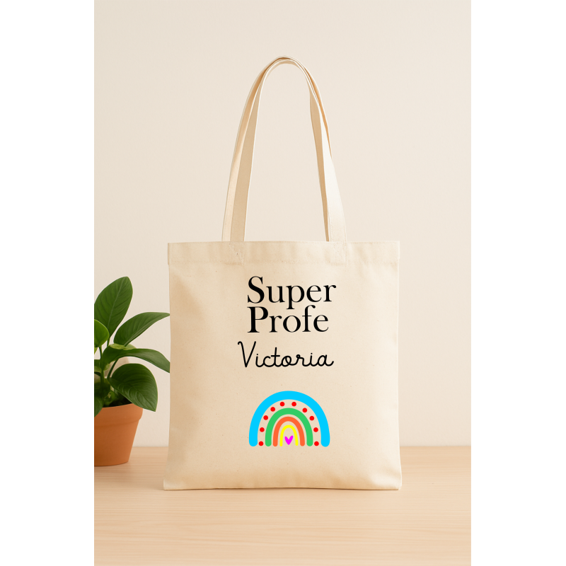 Tote bag “Super Profe”
