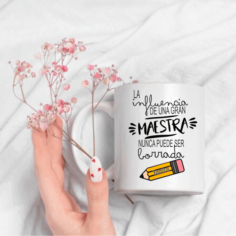 Taza "La influencia de una gran maestra"