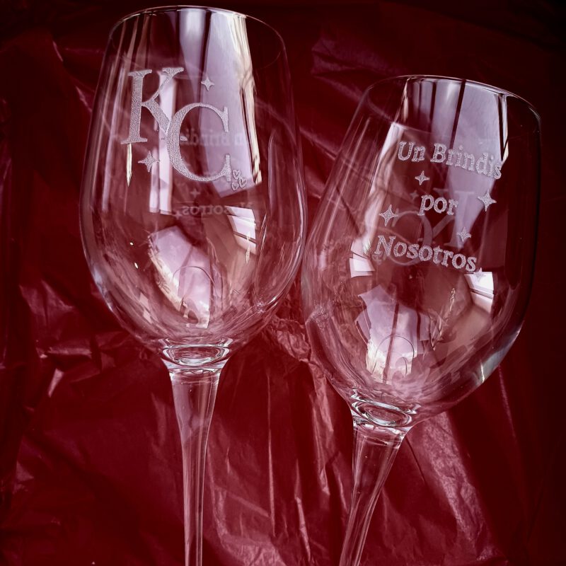 Copa vino "Un brindis por nosotros"