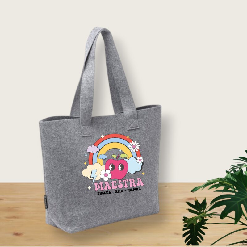 Bolso “Maestra: enseña, ama, inspira”