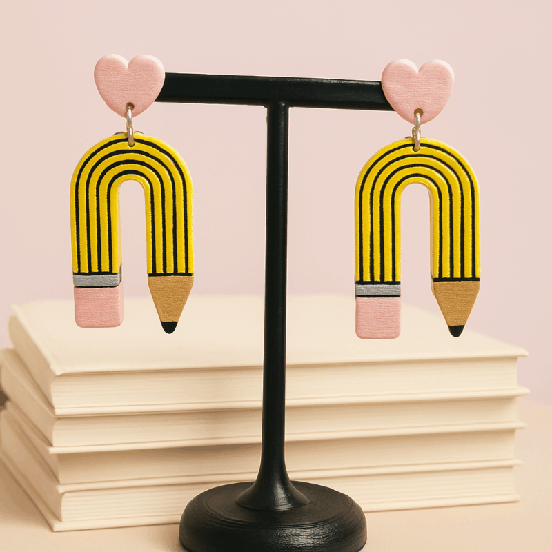 Pendientes "Arco de Lápiz"